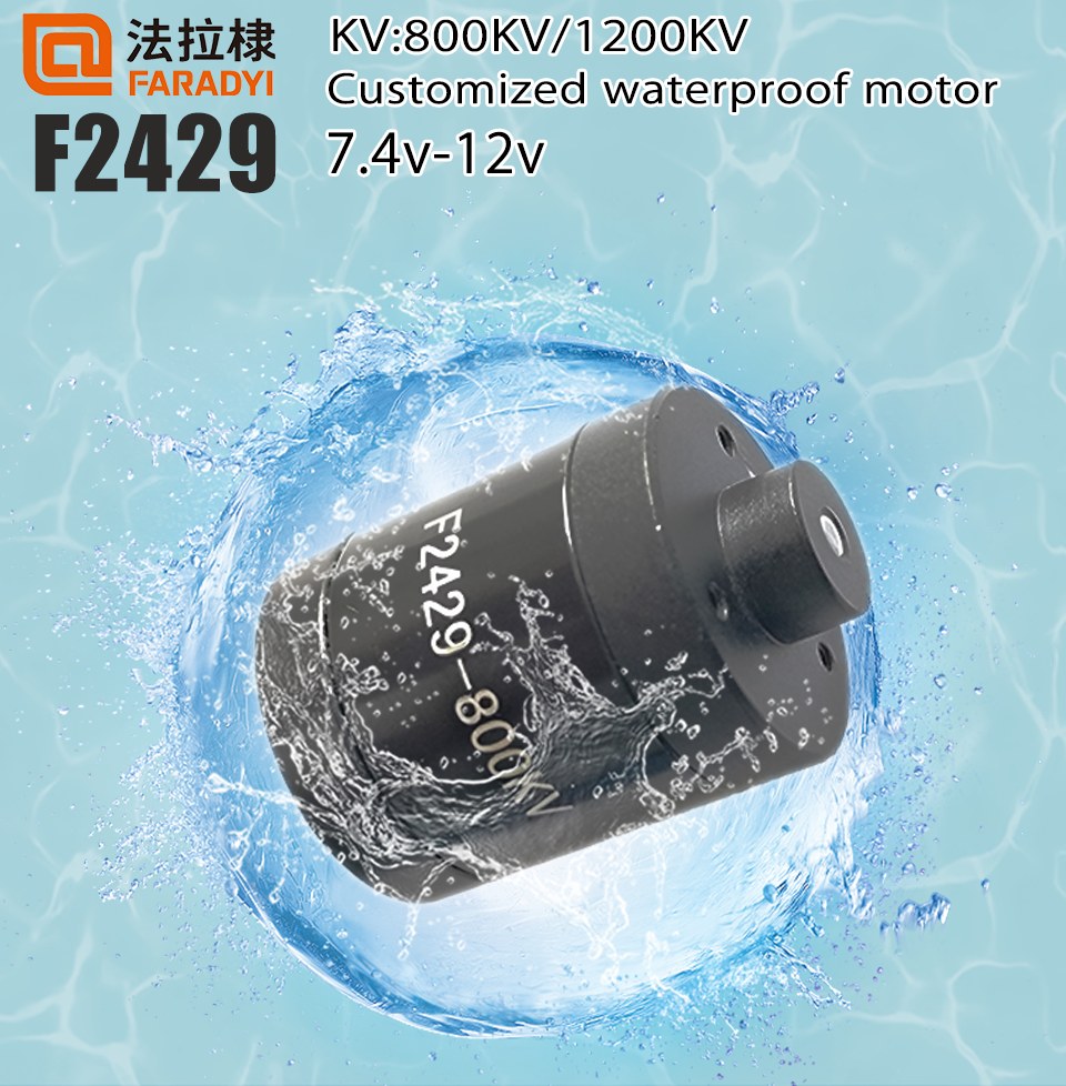Faradyi Waterproof Motor 800 1200KV Anti-rust Function 9000rpm With High Speed DC Motor For Toy Model