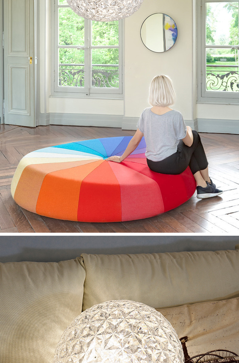 Post Modern Living room Acrylic Oval Ball Chandelier Bedroom Planet Suspension Lamp(WH-MI-385)
