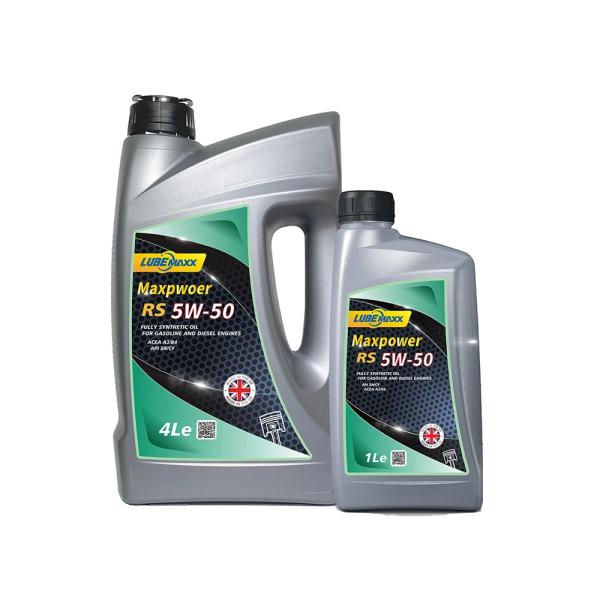 Lubemaxx Maxpower RS SAE 5W50 Engine Oil Dirt And Deposits Resistant For
