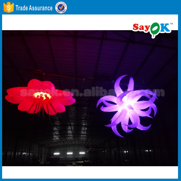 inflatable led wedding stage decoration china, wedding inflatable flower