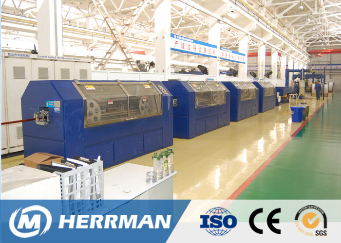 PLC Automatic Wire And Cable Manufacturing Equipment For Making Paper Taping