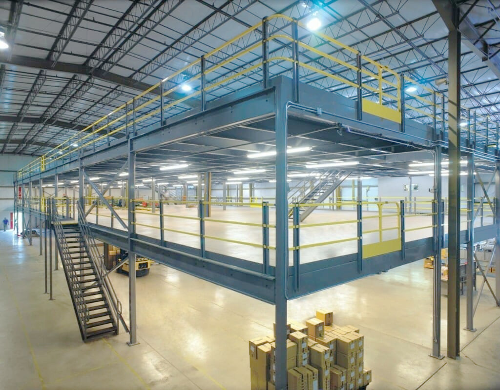 Strong Load Capacity Steel StructurePlatform, Durable Pallet Rack Supported Mezzanine Floor