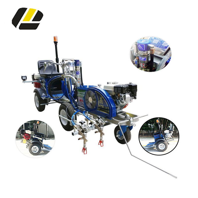 Blue Airless Hydraulic Motor Road Line Marking Machine