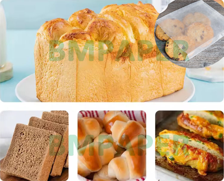 22gsm 28gsm Translucent White Glassine Paper For Food Wrapping Greaseproof