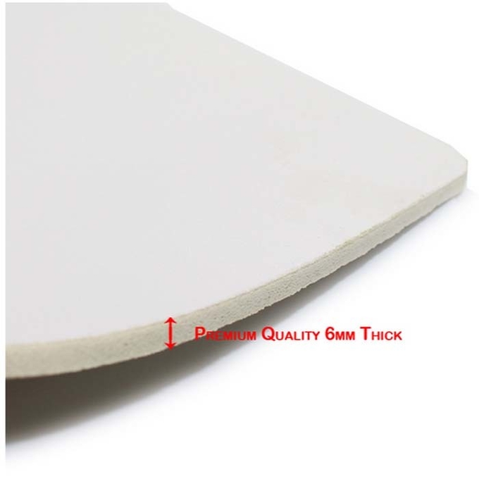 Personalized Blank White Sublimation Rubber Mousepad For Sublimation Heat Transfer Printing