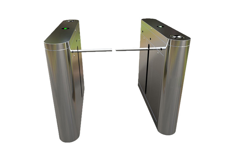 12v 550mm Passage 60MHZ SS304 Optical Arm Drop Turnstile