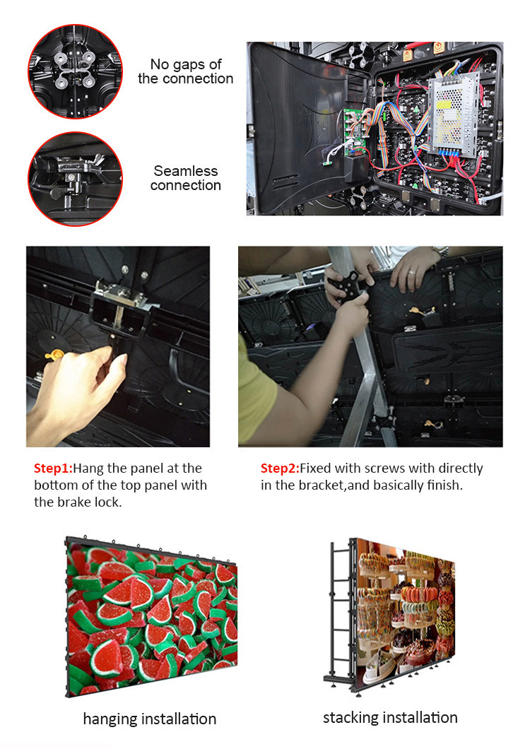 4k Vivid Video 640*480mm Die Casting Aluminum P1.9 HD LED Display