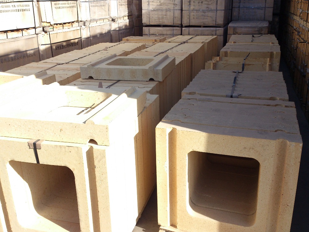 High Temperature Furnace Refractory Bricks Zirconia Bricks with SiO2 Content 13%-16%