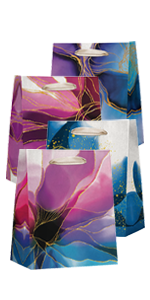 Golden Blossom Gift Bags (Assorted) 4 Pcs