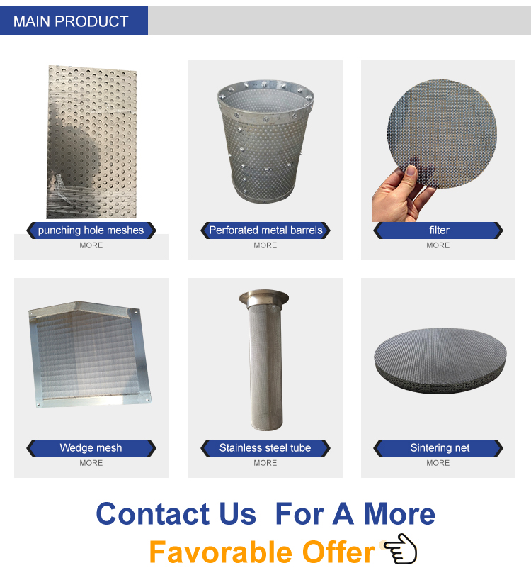 precision tube stainless steel slot Wedge Wire Well Screen Filter Mesh