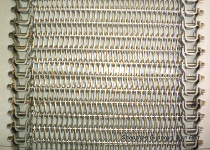 Stainless Steel 316 Wire Mesh Belt Spiral Wire Conveyor U-Style Chain Drive