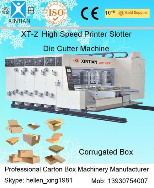 Economical Type Automatic Lead Edge Feeder Carton Printer Slotter Die Cutter