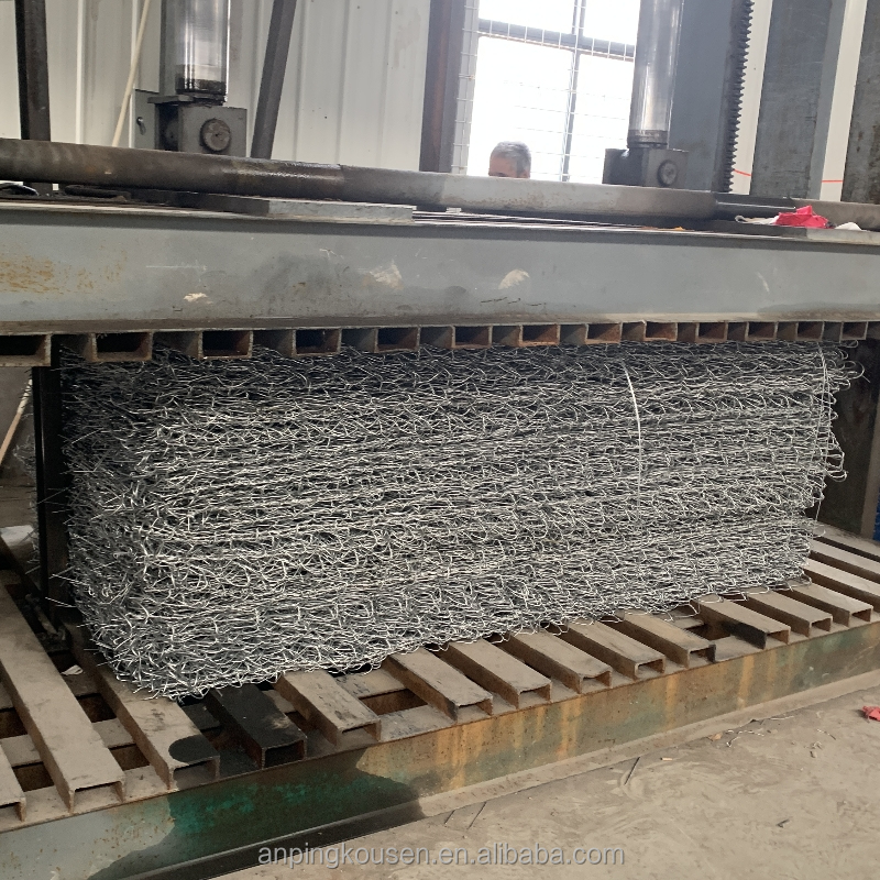 Steel Woven Gabion Baskets For Retaining Wall And River Construction