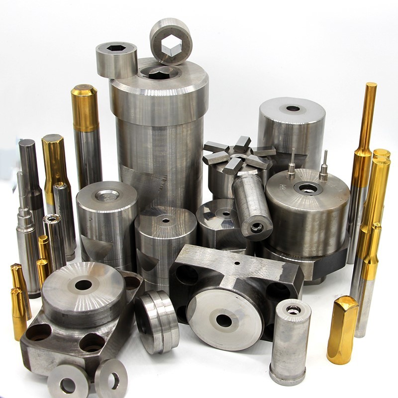Hexagonal Combination Die Punches For Metal , Cold Forming Die Screw Heading Molds With Raw Material
