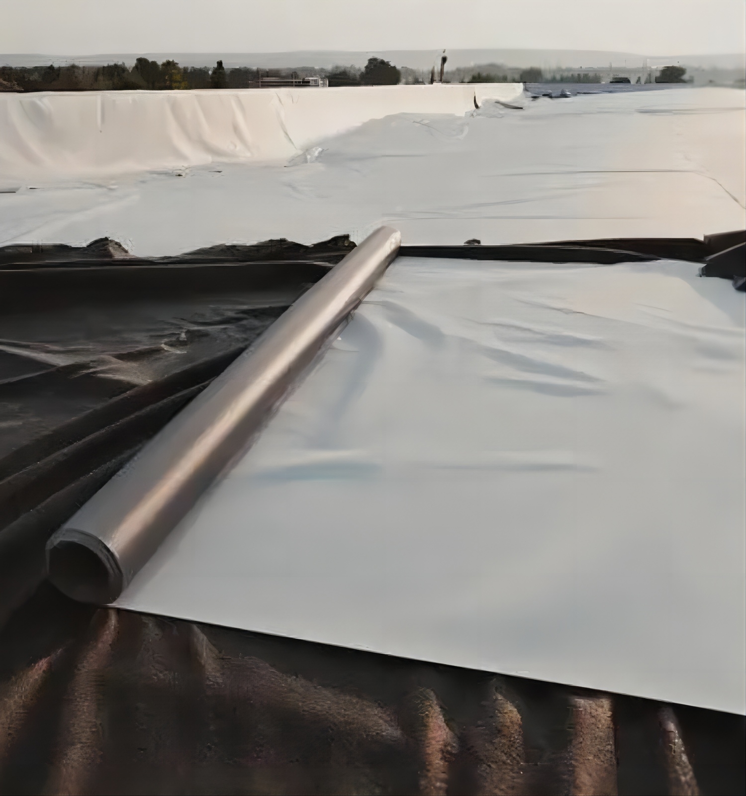 Outdoor Double Smooth Geomembrane for Fish Pond Liner and Landfill Sites Directly Sold