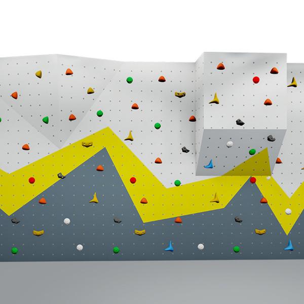 Indoor Bouldering Adult Rock Climbing Wall Various Climbing Holds For Sports
