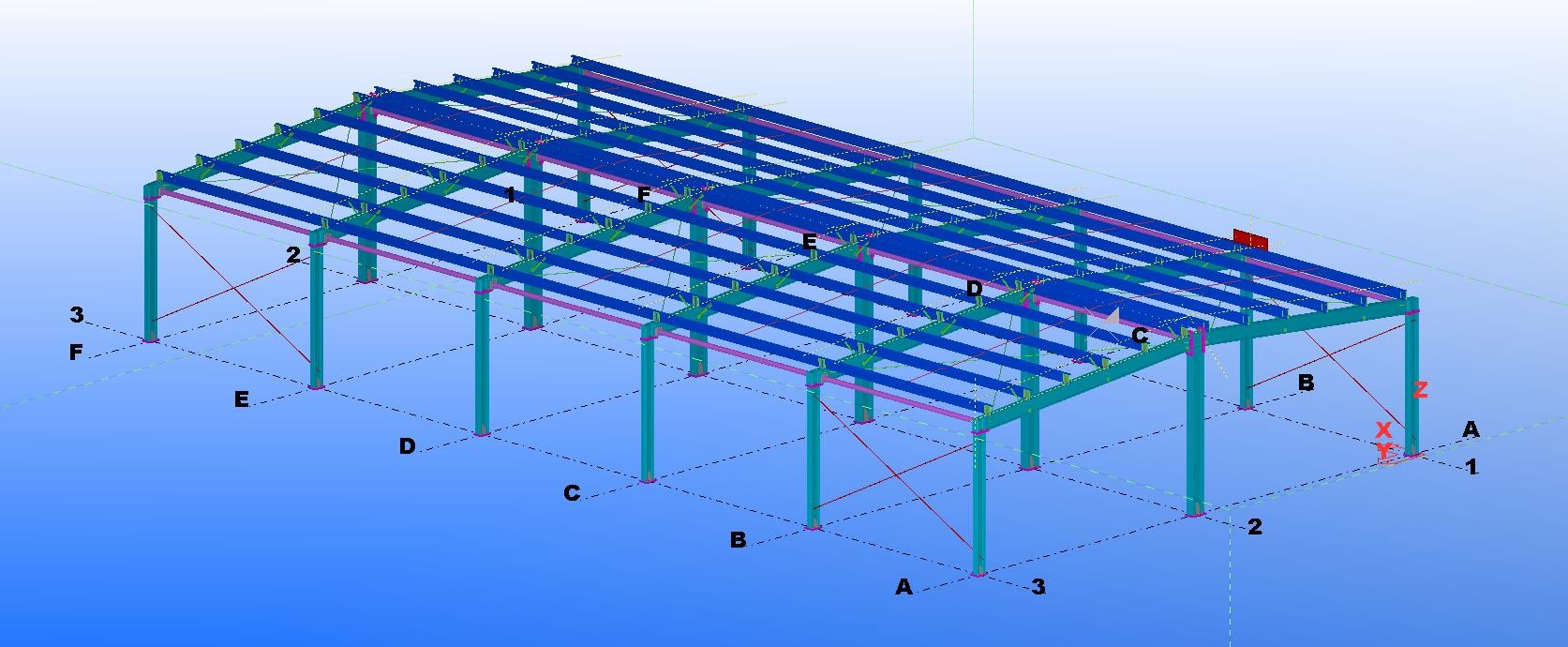 Rigid Portal Steel Structure Frame Prefab Warehouse Project Construction