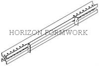 Cast Iron Beam Flange Clamps Round Bar Stirrup Attache H20 Beam Onto Steel Walings