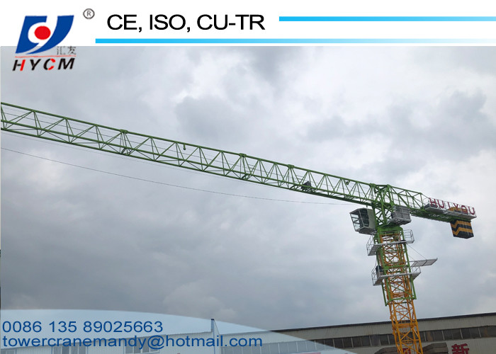 380V/60Hz Hydraulic Tower Crane 60m Arm Topless Types of Tower Crane 11.7m Counter Jib Electric Tower Crane
