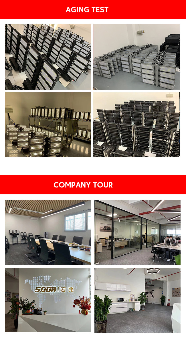 10KV LED Sports Field Lights Streamlined Sport Court Lighting