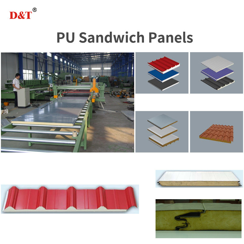 Eps Polyurethane PU Foam Sandwich Wall Panel Making Machine Continuous PU/PUR/PIR Sandwich Panel Production Line