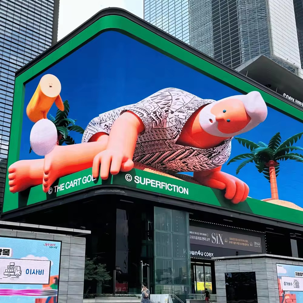 Outdoor Led Display Panels P6.3 Digital Signage Billboard with 3840Hz Refresh Rate
