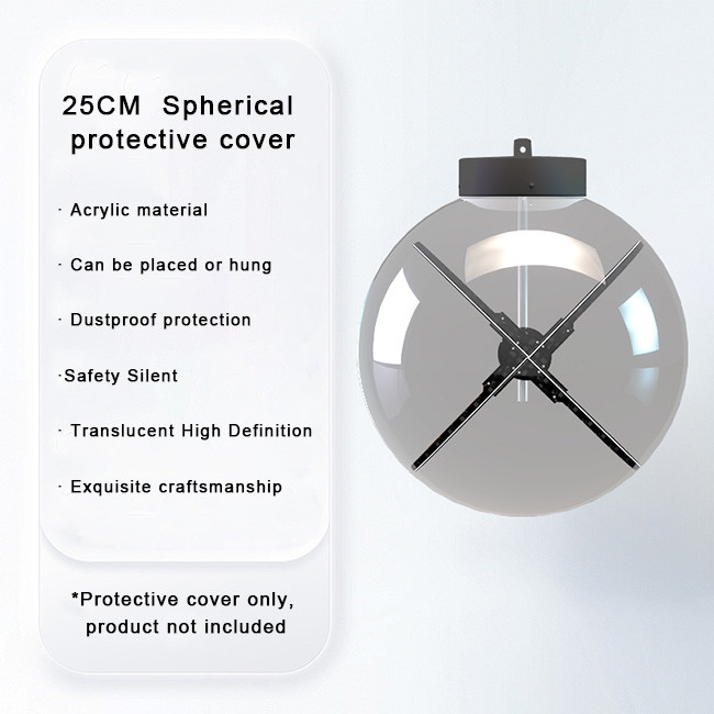 25cm 3D LED Holographic Projector HD LED 3D Hologram Light Android Smart