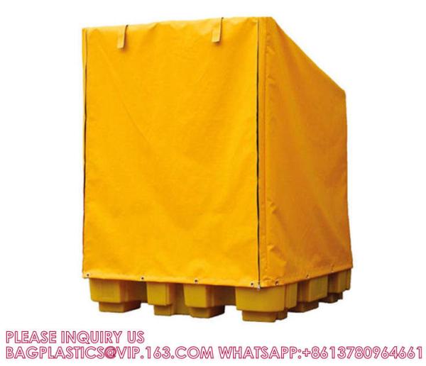 Ibc Container Tarpaulin, Tarpaulin Fabric Pallet Cover Shade Cover For