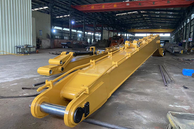 Custom Long Reach Excavator Reach, OEM ODM 8-30 Meters Extended Boom Arm for CAT Hitachi 6-120 ton Excavator Long Arms