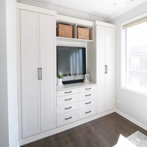 Home Furniture European Style Adjustable Wardrobes for Modern Apartments in the