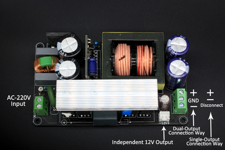 Single/Dual Output High DC DC Converters Board Mount Switching Power Supply Board for Hamgeek 600W Audio Power Amplifier