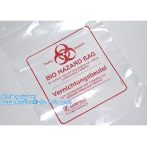 Infectious Emergency Autoclavable Biohazard Bag On Roll Warning Label/Sterilizat