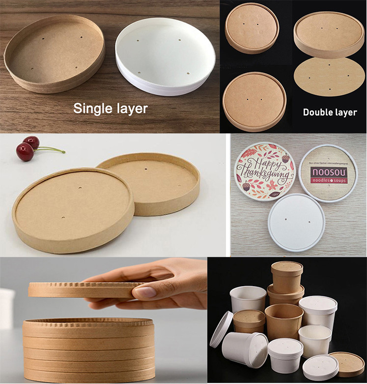 Stackable Double Layer Dia 50-125mm Cup Lid Machine 50 To 70 Pcs/Min