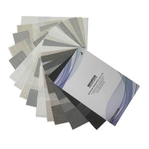 5% Openness Textured 2m Width Screen Double Roller Blinds Fabrics For Window