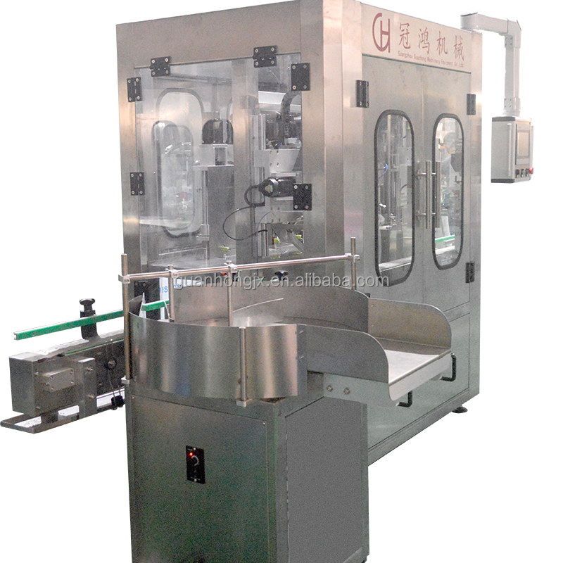 Speed Automatic Hand Sanitizer Production Line with Double Heads Filling Machine