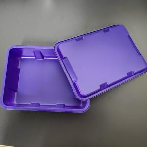 Purple light mouthed custom plastic tray mushroom plastic container packaging