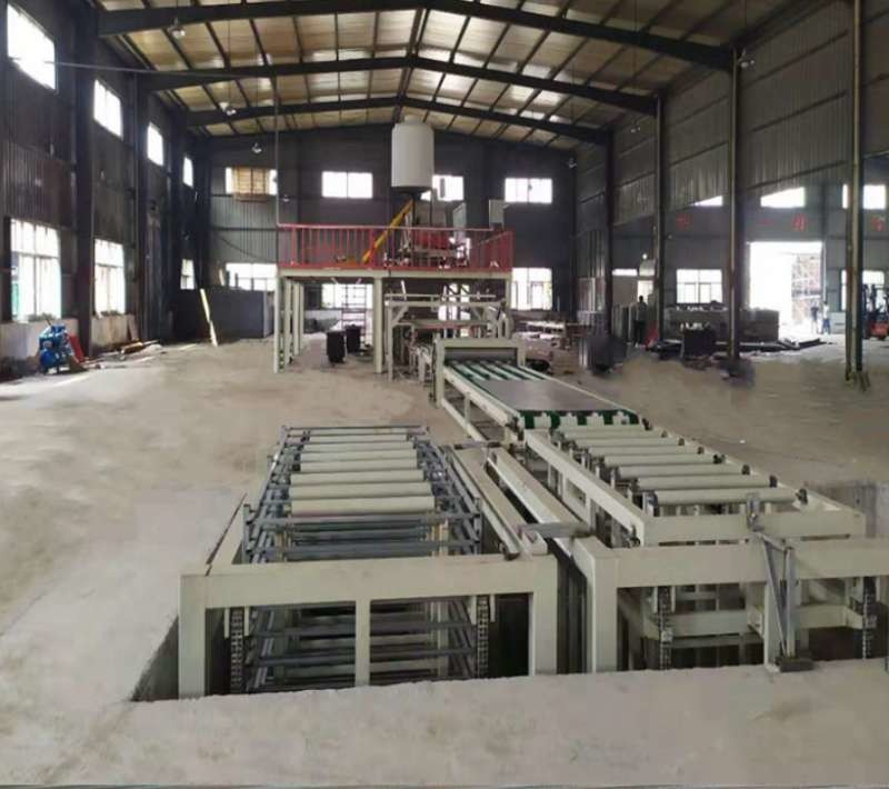Semi Automatic Fiber Cement Board Heavy Duty Sandwich Wall Panel Production Line