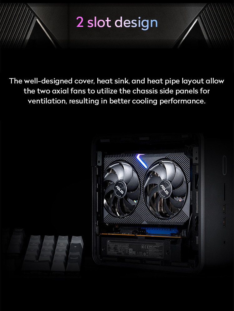 64bit Desktop Computer Game Graphics Card ASUS TUF-RX6500XT-O4G-GAMING GDDR6