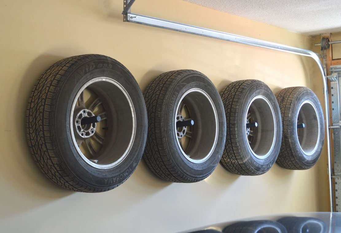 Single Tier Heavy Duty Wall Mount for Car Tyres Bicycle and Garden Tools No. of Tiers 1