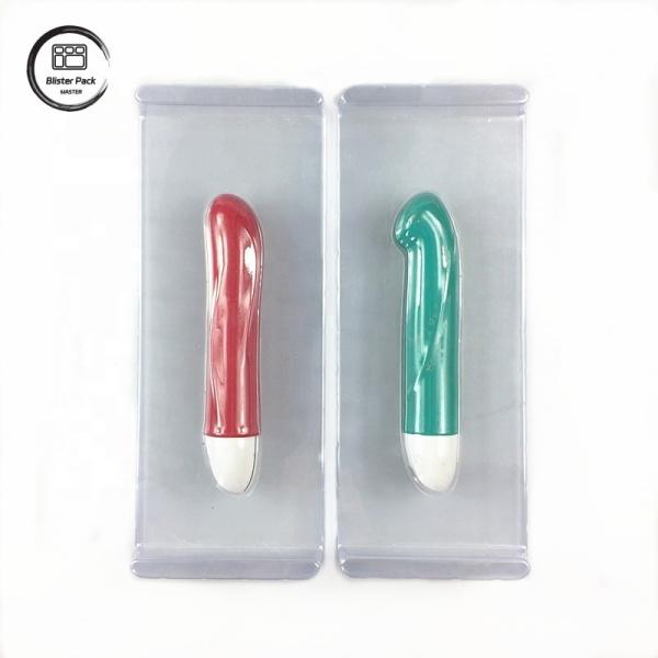 Clear Disposable Vibrator Adult Product Packaging, Plastic Insert Tray For Adult