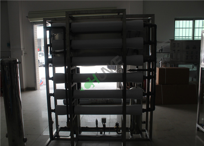 PLC Control RO Water Treatment Plant Industrial Use With FRP Material