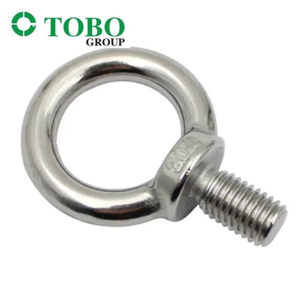 OEM Bolt And Nut DIN580 Lifting Eye Bolt Stainless Steel AISI304 / 316 Eye Bolt