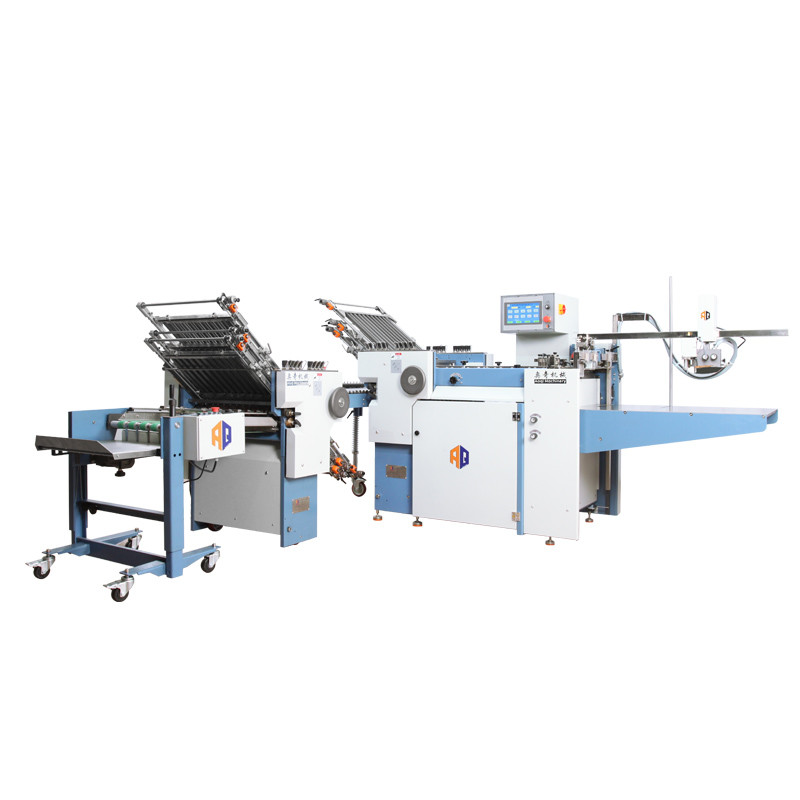 Automatic Flat Pile Electric Paper Folder , Leaflet Folding Machine 530mm Width