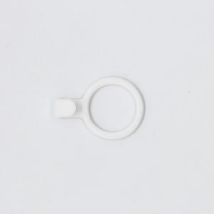  White Nylon Coated Bra Strap Hook Adjuster 12mm J Hooks For Bras Manufactures
