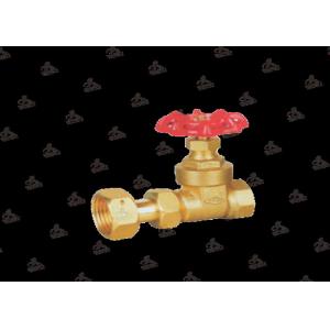  Rustproof Brass Water Valve Threaded Connection Lightweight 1.6 Mpa Manufactures
