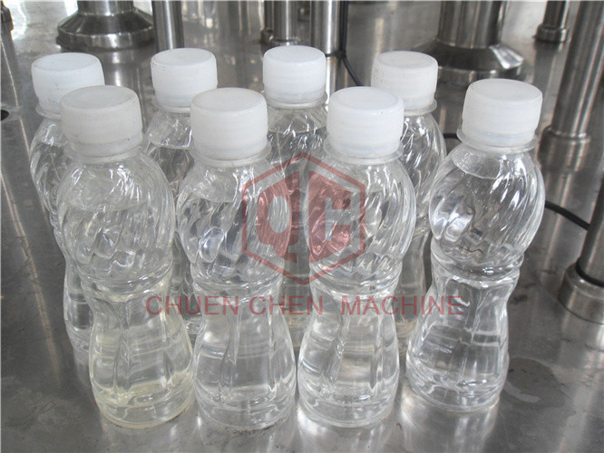 4 In 1 Combi Plastic Bottle Filling Machine Hot Juice Capping Labeling Packing