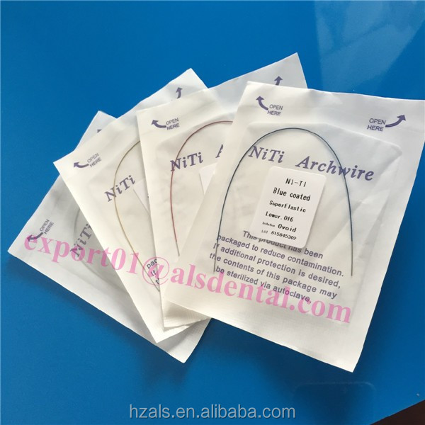 Reverse Curve Stainless Steel Wire for Lingual Bracket in Orthodontic Treatment
