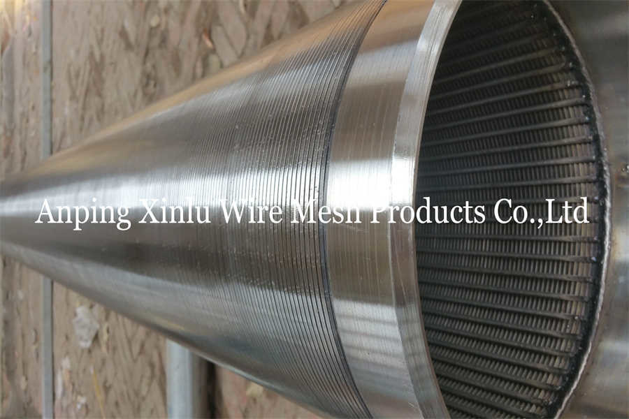 Oil And Gas Industry Johnson V Wire Wrapped Well Screen Pipe Profile SS304 304L 316 316L 321 Q195 Q235