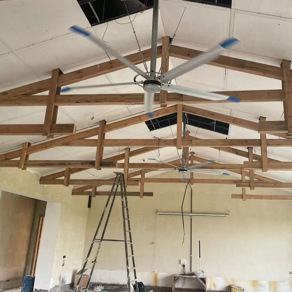 Quality 5Pcs Blade PMSM Motor Core Components 3.0m 10FT Industrial Ceiling Fan for Warehouse Efficiency Boost for sale