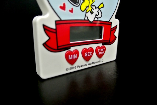 SNOOPY Logo Attached Cute Kitchen Timer , Fun Kitchen Timers Electronic